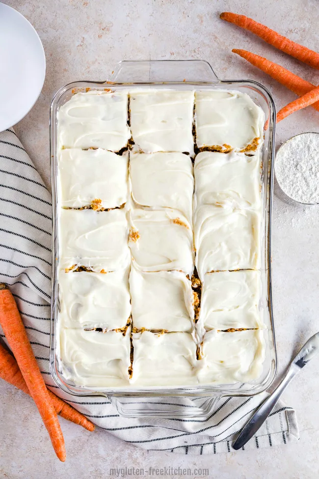 Gluten-free Carrot Cake with Cream Cheese Frosting