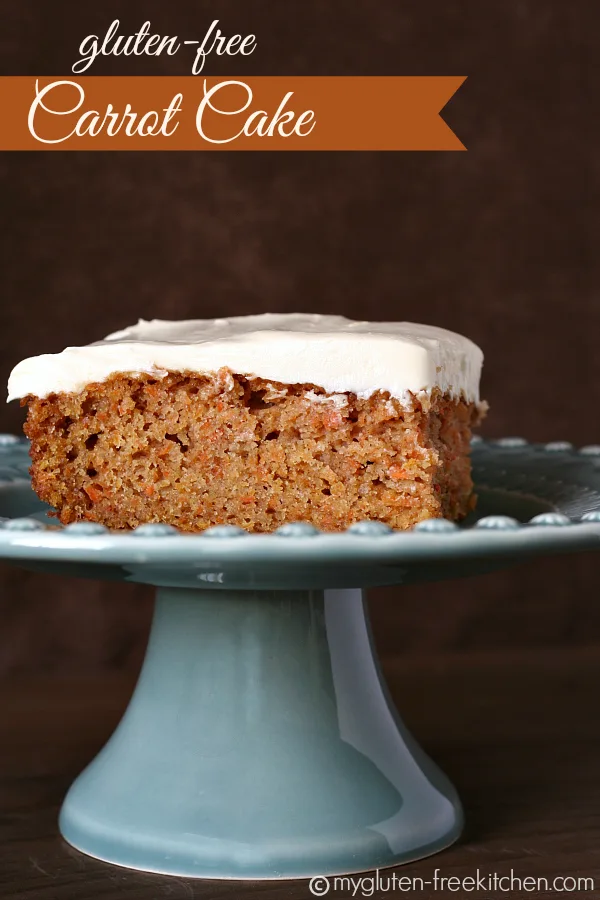 Gluten-free Carrot Cake - This classic dessert goes gluten-free, but still tastes incredible!