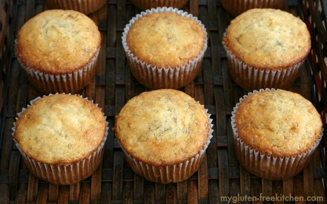 gluten-free banana bread muffins