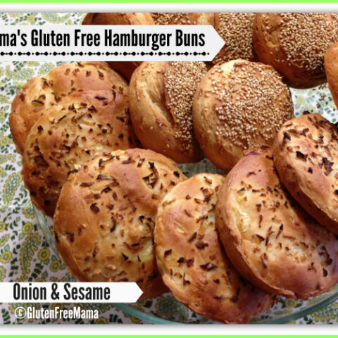 Gluten-free Onion Hamburger Buns from Gluten Free Mama