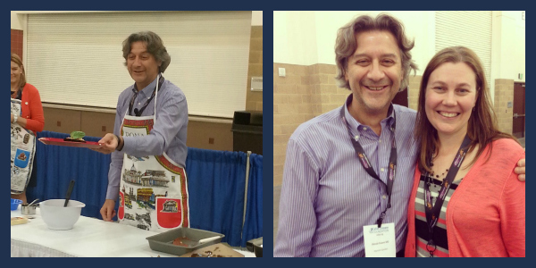 Dr. Fasano at the Celiac Disease Foundation National Conference 2014 - Cooking up Eggplant Parmesan