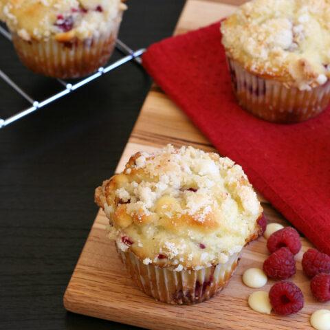 Gluten-free White Chocolate Raspberry Muffin Recipe