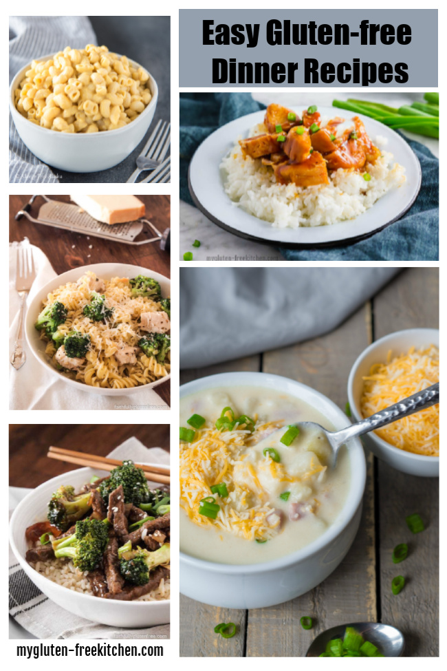 Easy Gluten free Dinner Ideas 4 Week Gluten free Meal Plan