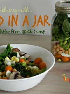 Salad in a Jar -Vegan, Gluten-free, and easy lunch from Vegetarian Mamma