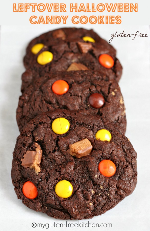 Gluten free Halloween Candy Cookies