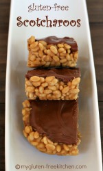 Gluten-free Scotcharoos - Our family favorite no-bake bars!