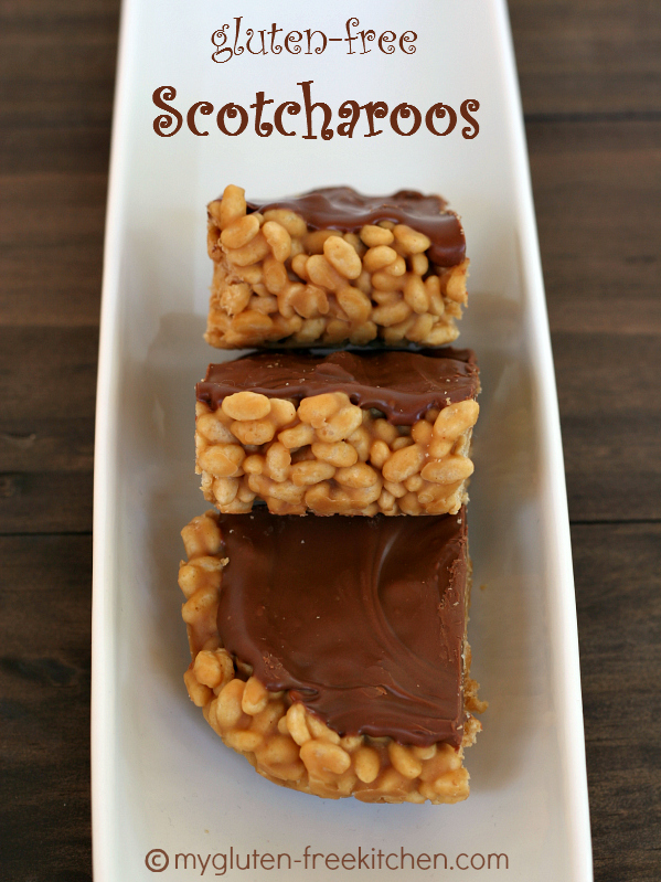 Gluten-free Scotcharoos - Our family favorite no-bake bars!