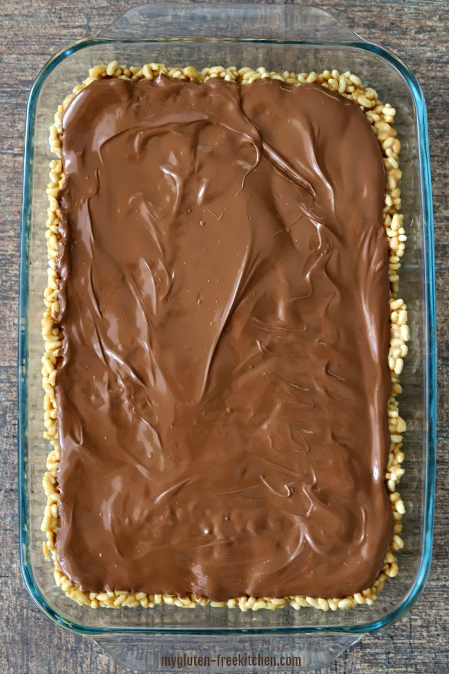 Pan of Scotcharoos bars