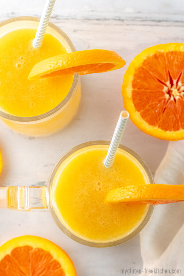 Homemade Orange Julius Recipe (Gluten-free, Dairy-free)