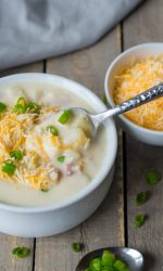 Gluten-free Cheesy Baked Potato Soup
