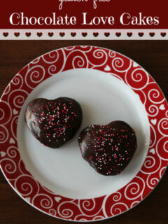 Gluten-free Chocolate Love Cakes - A decadent chocolate treat to share with your loved ones!