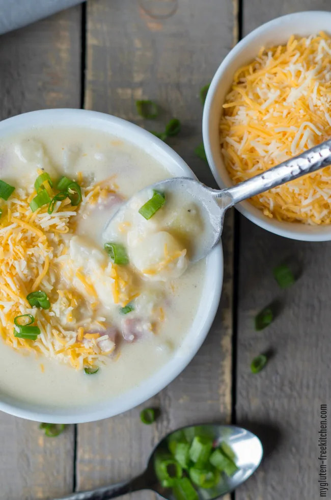 Loaded Baked Potato Soup - I Wash You Dry