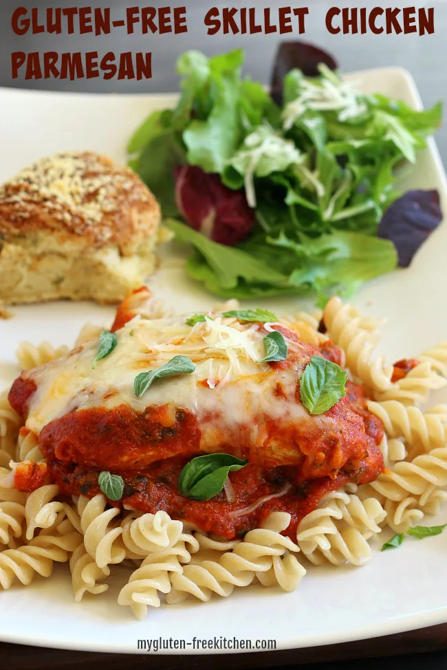 Gluten-free Skillet Chicken Parmesan Recipe 30 minute meal