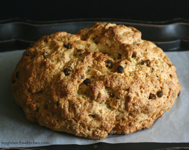 Irish Soda Bread made gluten-free! Even the gluten-eaters came back for seconds and thirds of this bread!