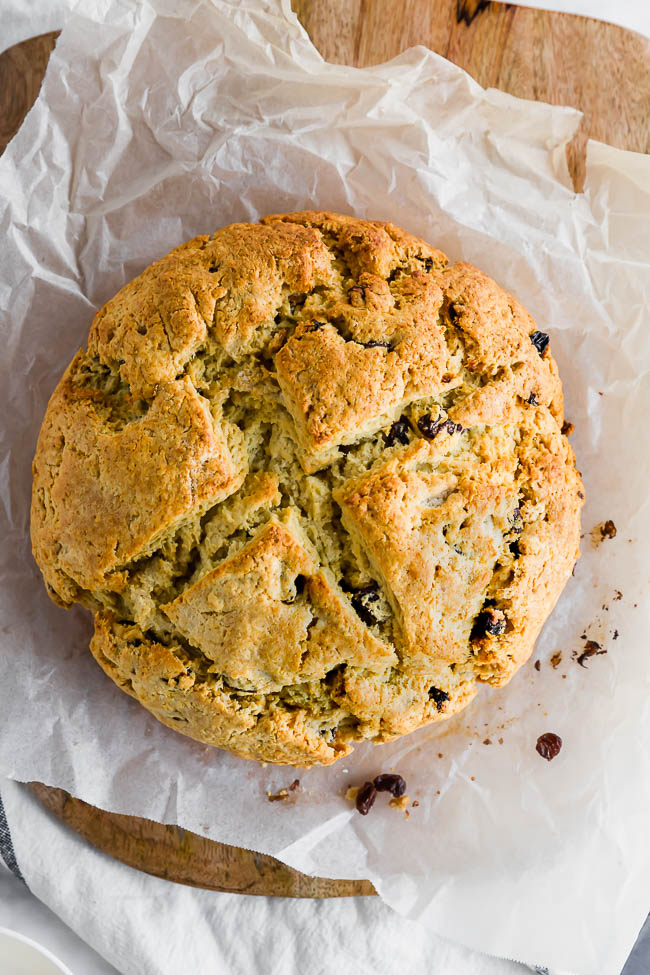 Loaf of Gluten-free Irish Soda Bread