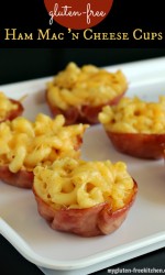 Gluten-free Ham Mac & Cheese Cups - 30 minute meal that kids can help make!