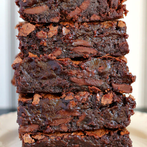 Chewy Fudgy Gluten-free Brownies Recipe. BEST EVER!