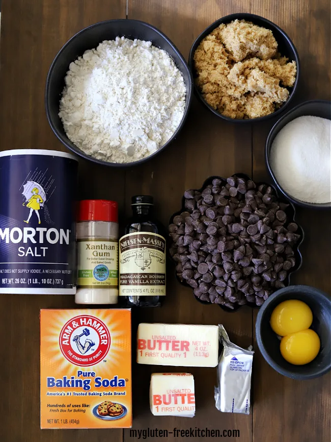 gluten-free chocolate chip cookie ingredients