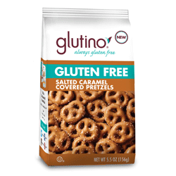 Glutino gluten-free Salted Caramel Pretzels are so good!