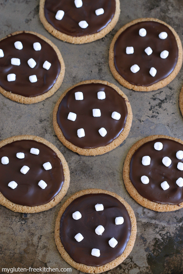 Gluten free No-Bake S'mores Cookies