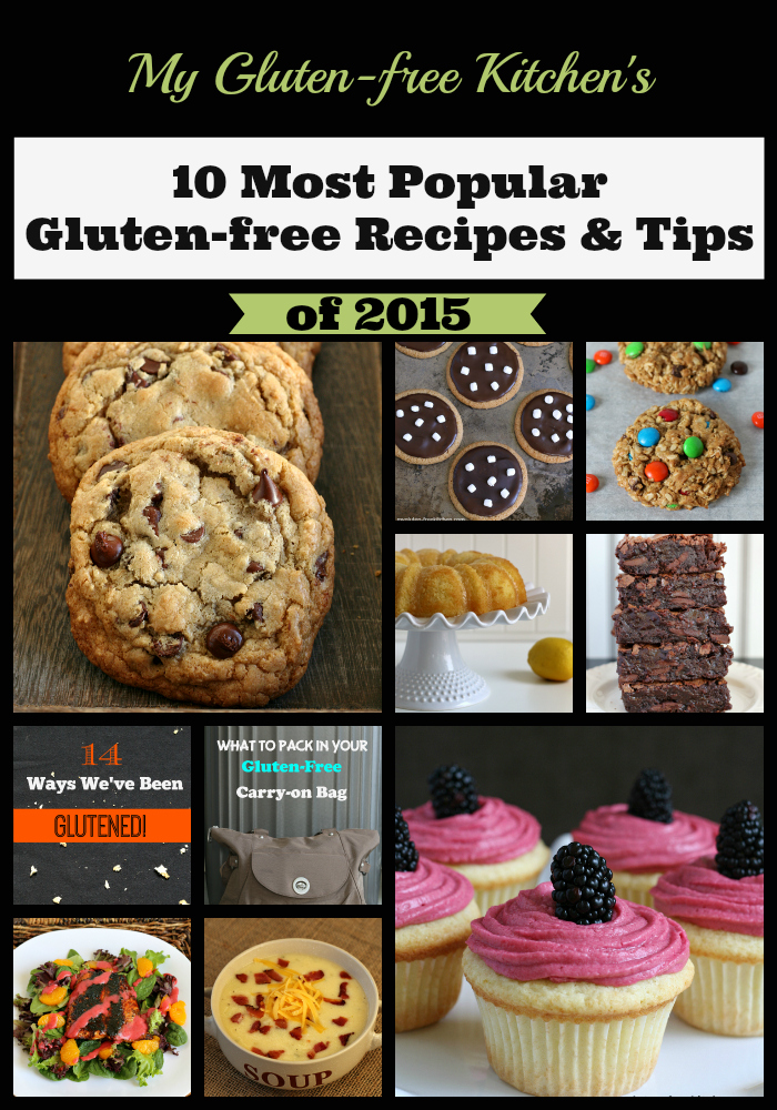 10 Most Popular Gluten-free Recipes and Tips of 2015 from My Gluten-free Kitchen