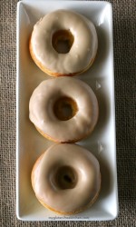 Maple Donuts - Gluten-free and dairy-free. These don't have the texture of baked doughnuts even though they are baked! They taste real!