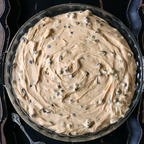 Decadent Gluten-free Peanut Butter Chocolate Chip Pie - The gluten-free chocolate chip crust was so much better than an oreo or graham cracker crust.