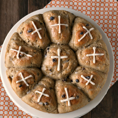 Gluten-free, dairy-free Hot Cross Buns. Enjoyed by people for decades for Good Friday or Easter, now those of us gluten-free and dairy-free can have them too!