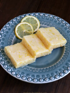 Gluten-free Lemonies - Like brownies, but with lemon instead! I could eat the glaze with a spoon!