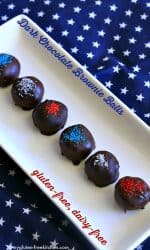 Gluten-free dairy-free Dark Chocolate Brownie Balls