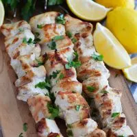 Lemon-Garlic-Chicken-Skewers What the Fork Food Blog YES