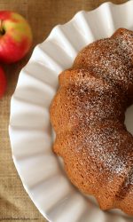 Gluten-free dairy-free Apple Cake Recipe. So moist and delicious and the powdered sugar was the perfect topping.