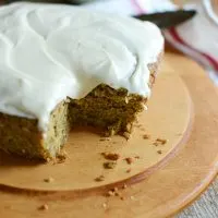 Gluten Free Zucchini Cake by Minimalist Baker