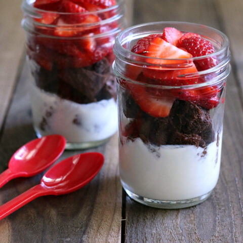 Gluten-free Neapolitan Parfaits. Recipe for yummy breakfast or snack.