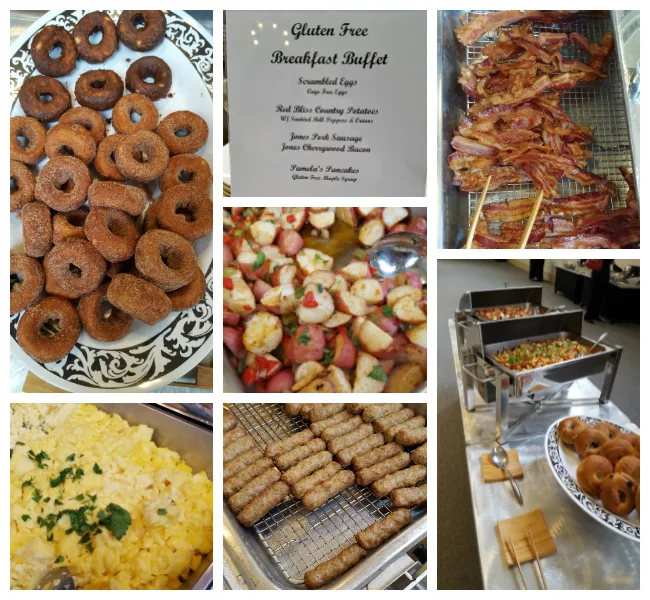 Gluten-free Breakfast Buffet at celiac disease conference