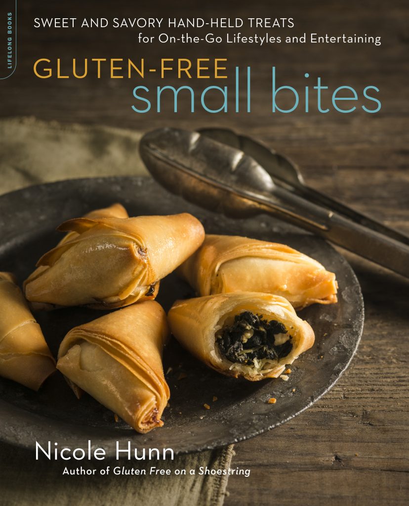 Gluten-free Small bites cookbook. Full of so many gluten-free recipes that I can't wait to try!
