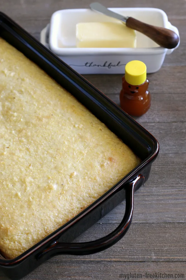 Tried and True Sweet Gluten-free Cornbread Recipe.