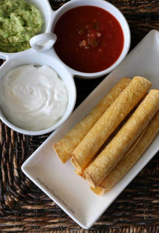 Glutenfree Baked Taquitos