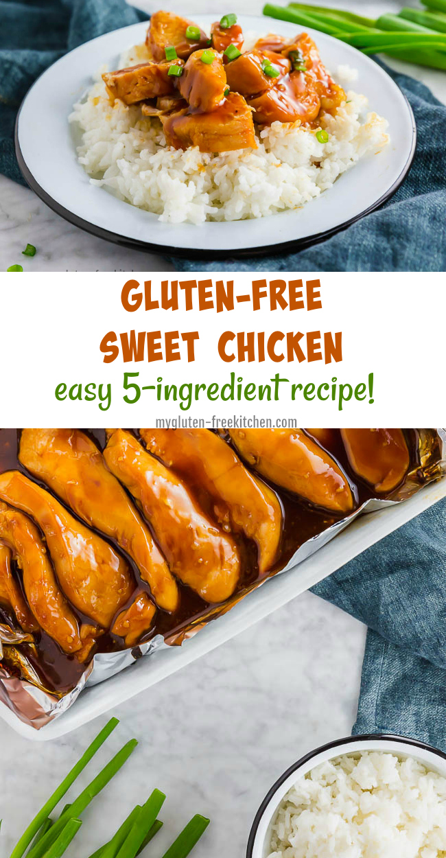 Easy 5 Ingredient Gluten Free Sweet Chicken