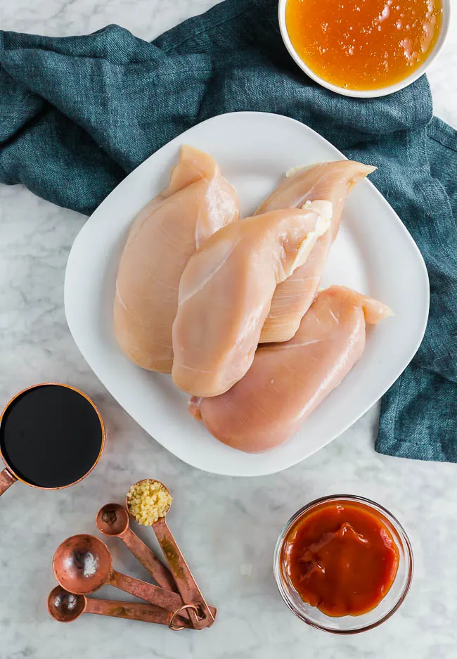 Ingredients for gluten-free Sweet Chicken recipe