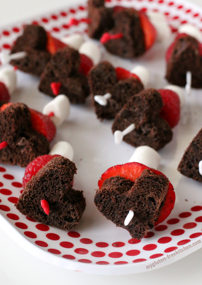 Gluten Free Dairy Free Valentine S Chocolate Berry Kabobs