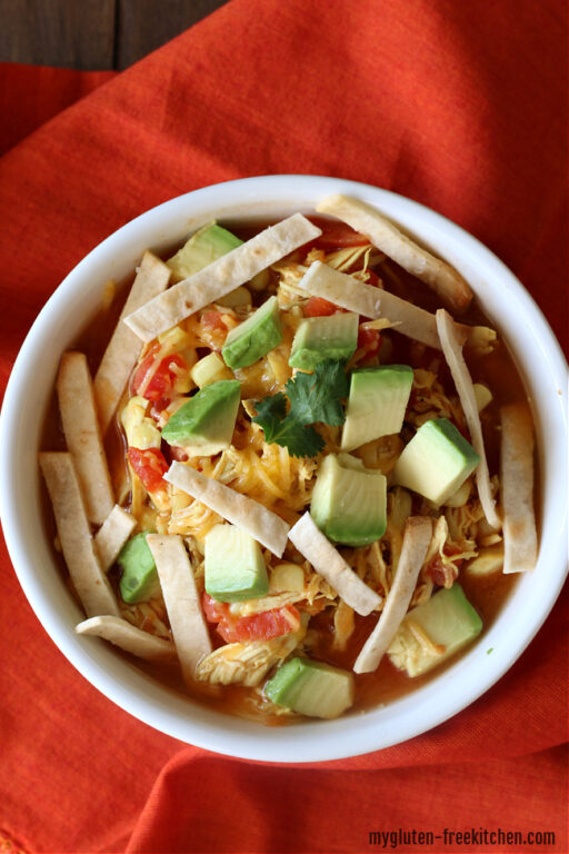 Glutenfree Chicken Tortilla Soup 30 minute meal