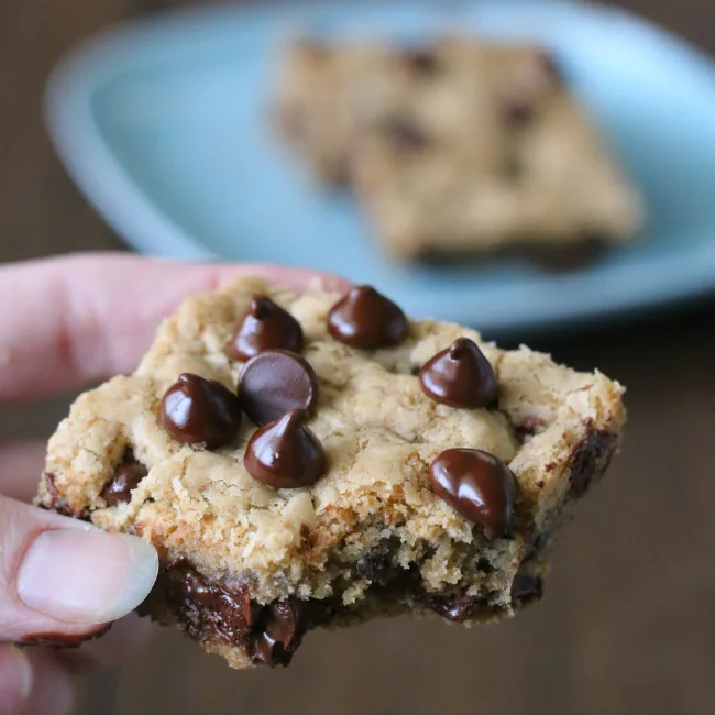 n-free Chocolate Chip Bars recipe