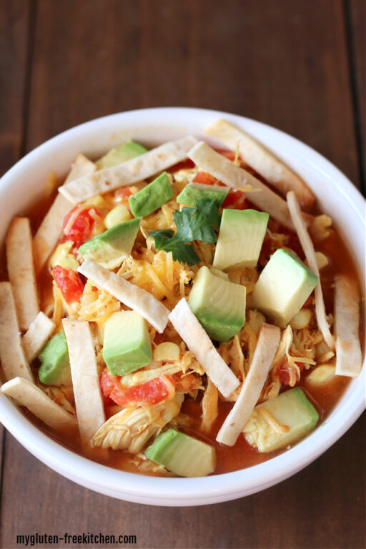 Glutenfree Chicken Tortilla Soup 30 minute meal