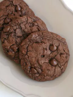 Gluten-free Triple Chocolate Chewy Cookies Recipe