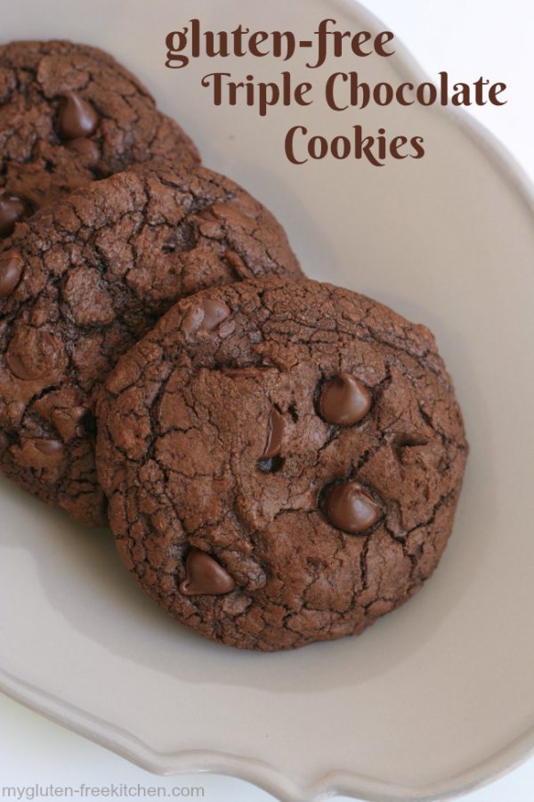 Glutenfree Triple Chocolate Cookies