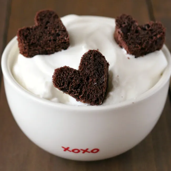 Gluten-free chocolate valentine's hearts