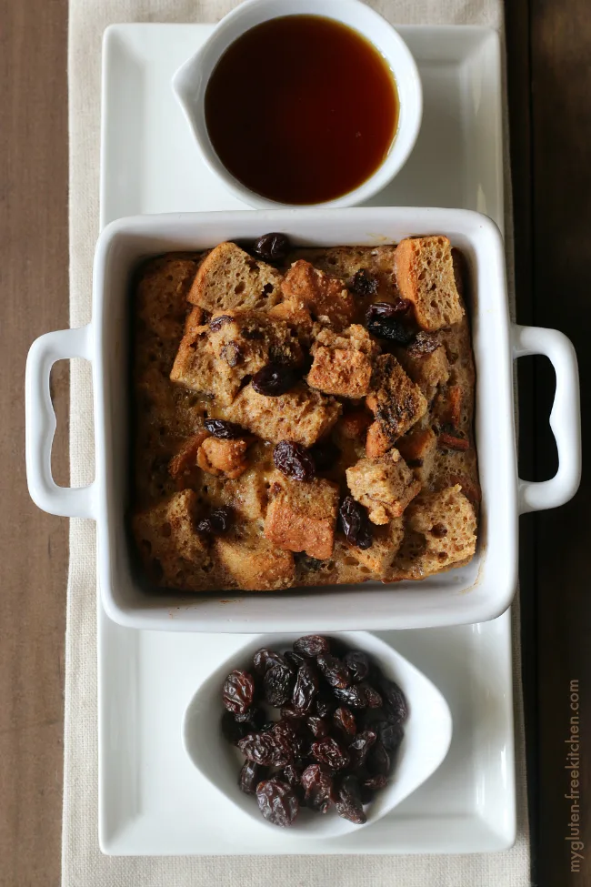 Gluten-free Cinnamon Raisin French Toast Casserole