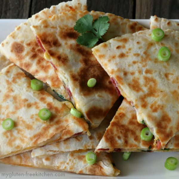 Glutenfree Bacon Ranch Quesadillas