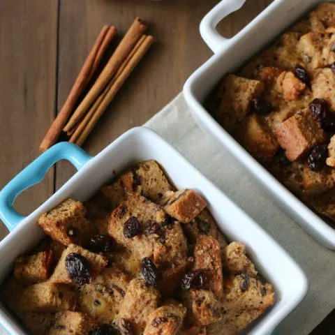 Individual Gluten-free Cinnamon Raisin Baked French Toast Casseroles